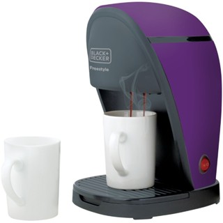 Cafeteira elétrica 450W com 2 xícaras 125 ml Freestyle - CM02 - Black + Decker