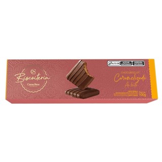 Biscoito Caramelizado Coberto 100g Cacau Show