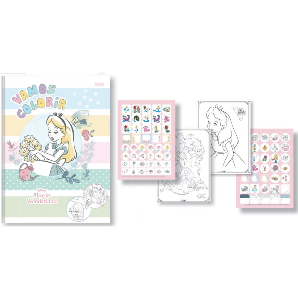 CAD ATIV COLORIR 1 /1 GRAMP 8F  ALICE    SÃO DOMINGOS  10525