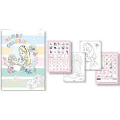 CADERNO DE ATIVIDADES PARA COLORIR 1/1 8 FOLHAS – ALICE – SÃO DOMINGOS - UNITÁIRO