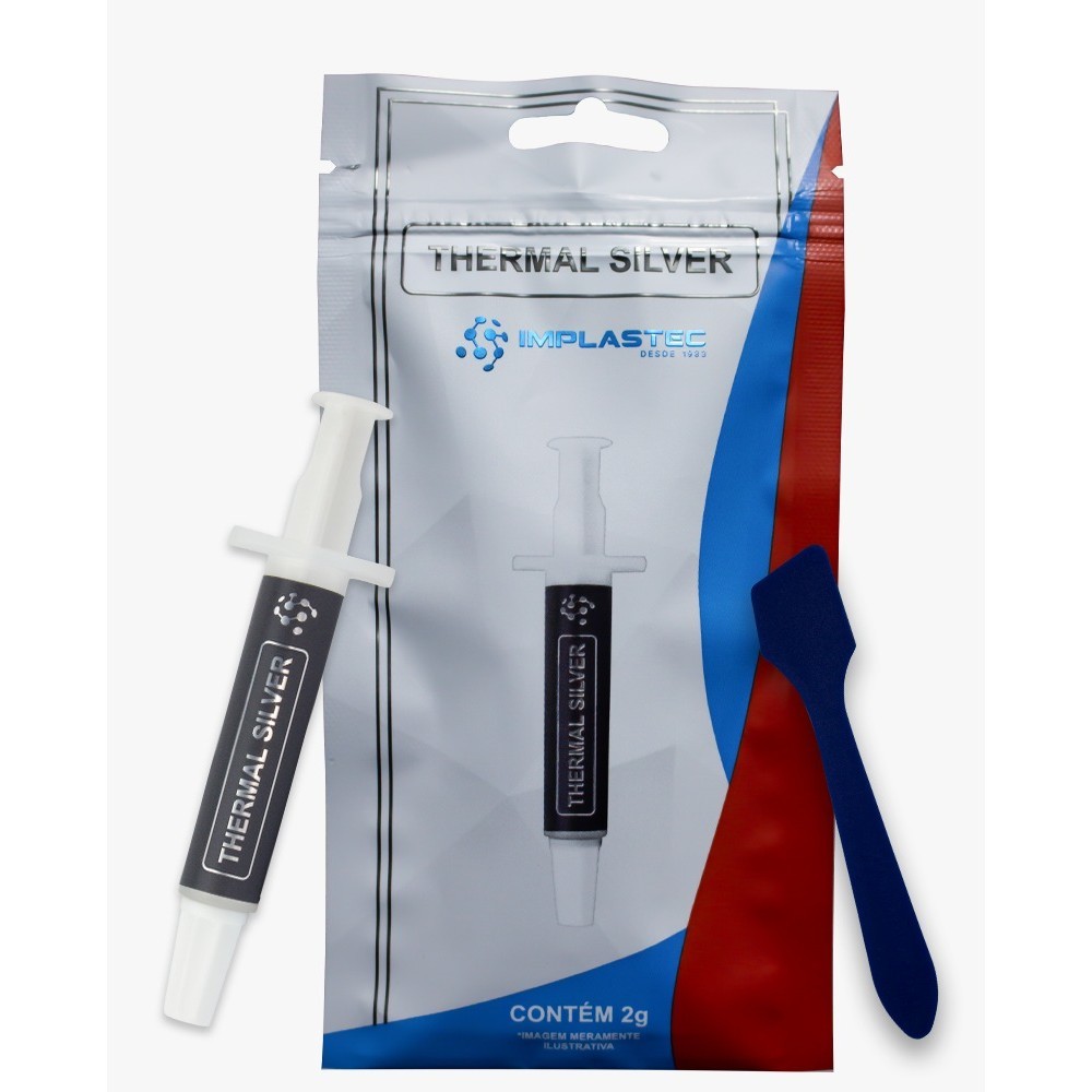 Pasta Térmica Implastec Thermal Silver 2g