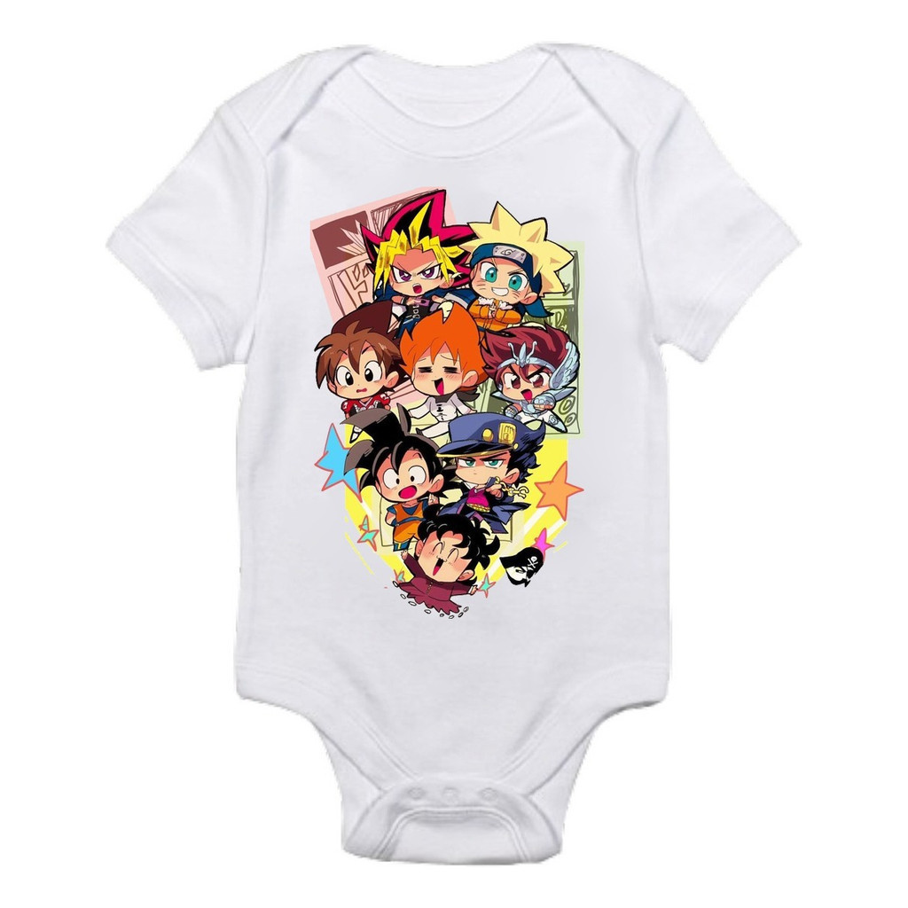 Body Bebês  Anime Collage Dragon Ball Yugioh Naruto Cdz