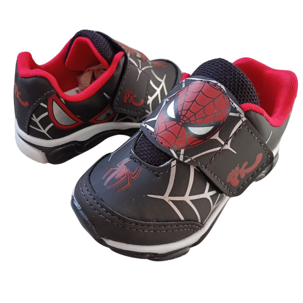 Tênis Infantil Masculino Luzinha Menino Aranha em Oferta na Shopee