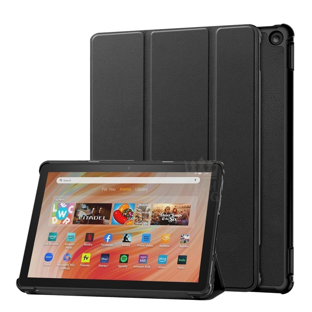 Capa protetora couro sintético para amazon fire hd 10 2023