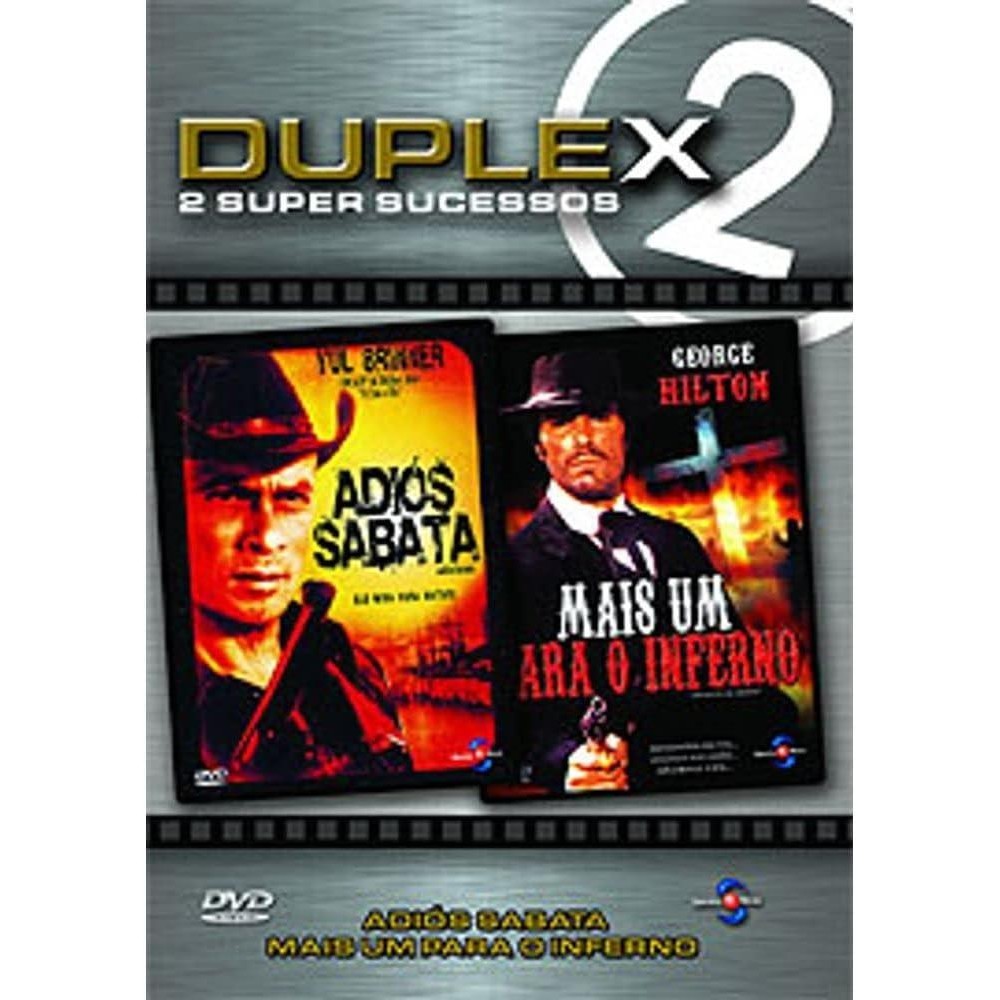 Dvd U - Duplex Adios Sabata e Mais Um Para O Inferno
