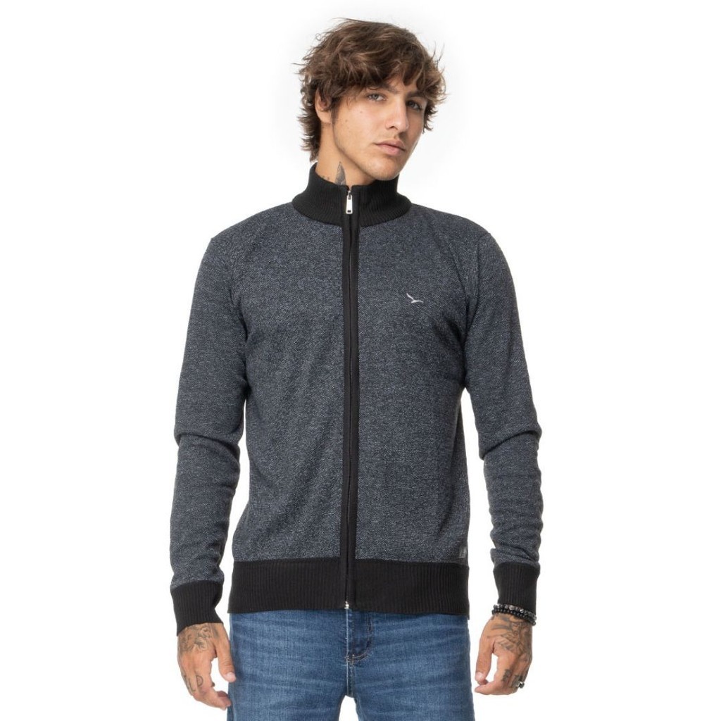 Suéter Masculino Gola Alta Com Zíper  Yacht Master 390008C