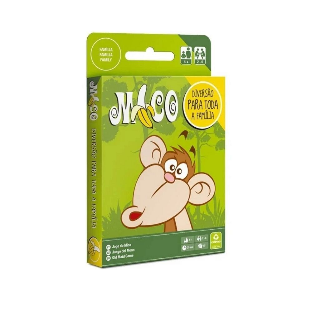 Jogo do Mico Copag 55 Cartas 56x87mm 2 a 6 Jogadores Brinquedo Criança Presente Educativo em Oferta na Shopee