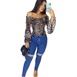 Blusa Feminina Ciganinha Ombro a Ombro Manga Flare