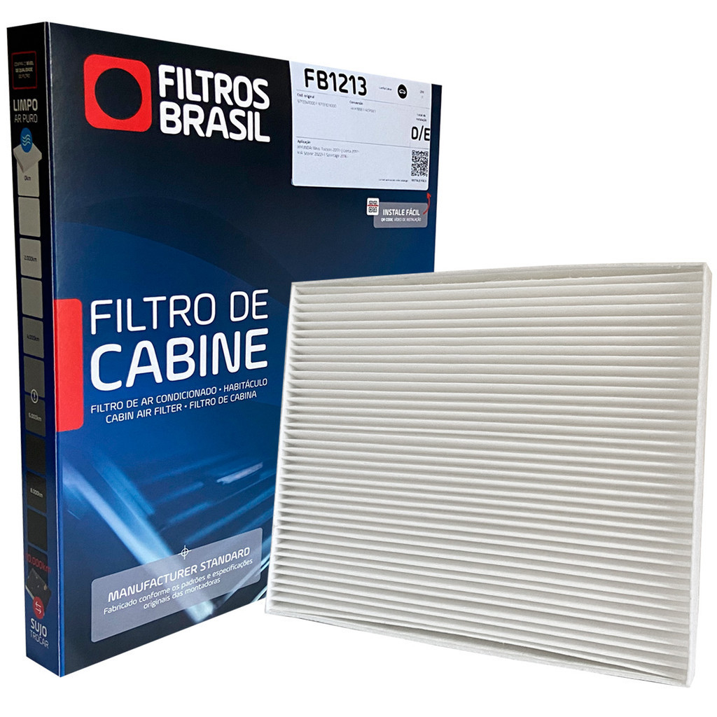 Filtro Cabine para Hyundai Tucson e Creta 2017 a 2019