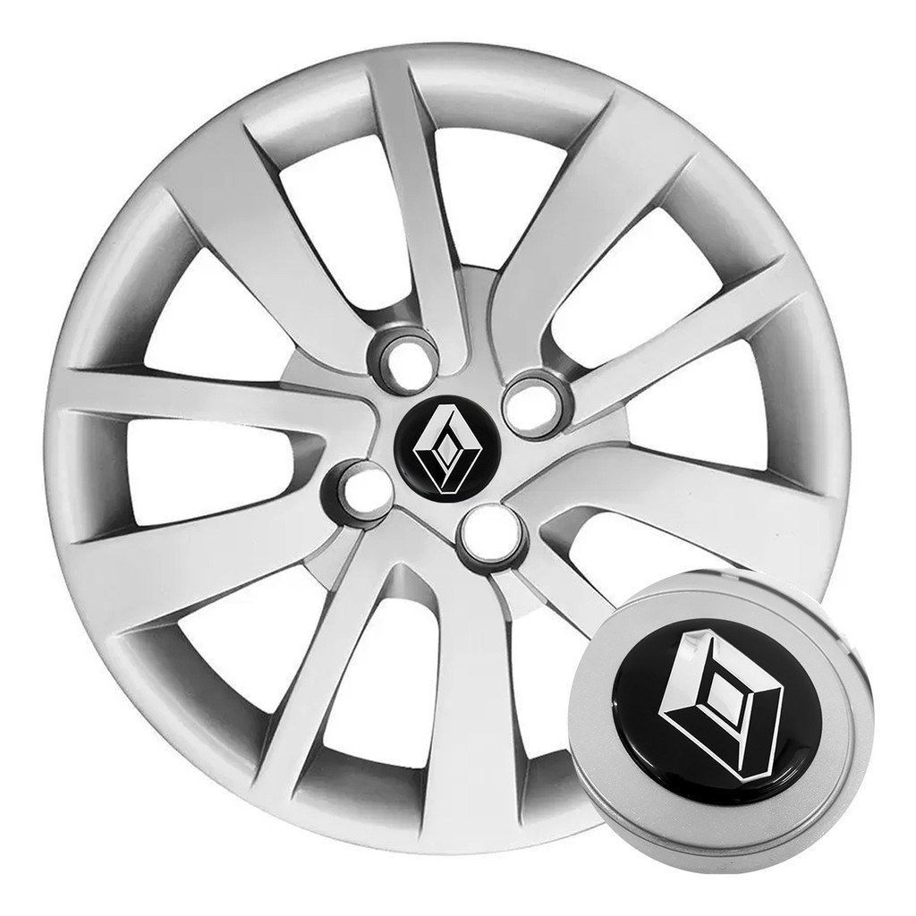 Carlota Aro 15 Sandero Logan 2014 Até 2020 C/ Emblema em Oferta na Shopee