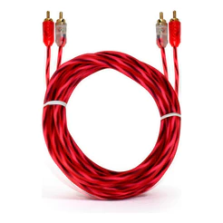 CABO RCA CRISTAL MATTE 1 METRO E-TECH INJETADO UNIDADE PARA SOM AUTOMOTIVO