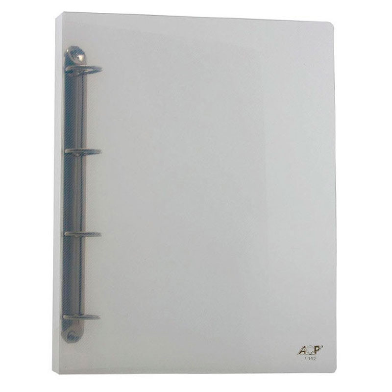 Fichário universitário com 4 argolas 1042 Cristal ACP - Stationery
