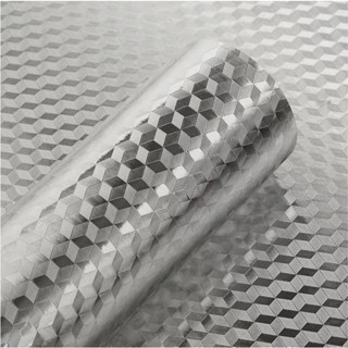 Forro Adesivo Impermeável Antigordura para Armário e Gavetas – Alumínio Durável e Fácil de Limpar Recommend em Oferta na Shopee