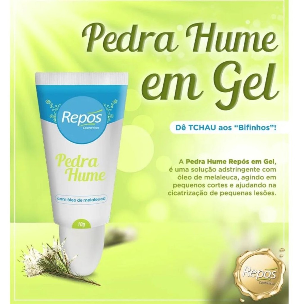 Pedra Hume em Gel 10g Repos em Oferta na Shopee