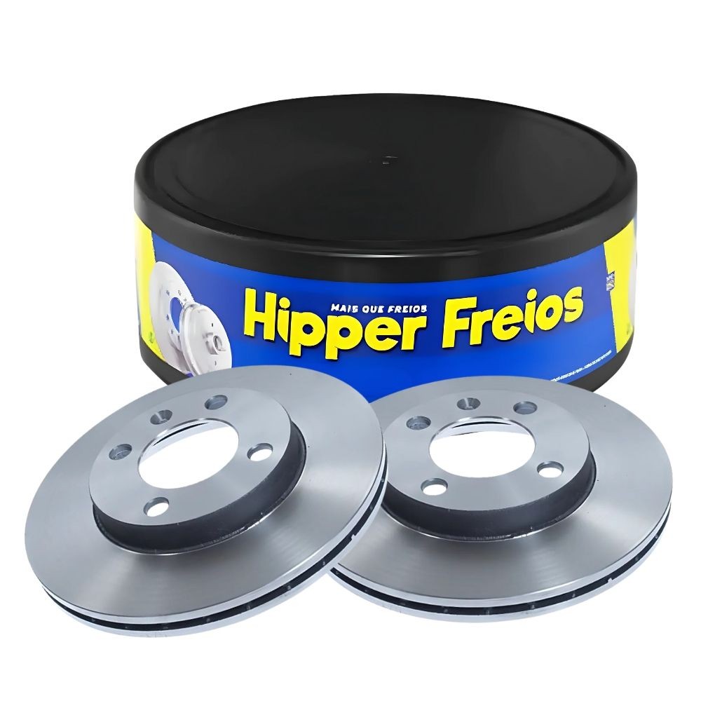 Par Disco Freio Dianteiro Gol 1.0/1.6/1.8 Saveiro Ventilado