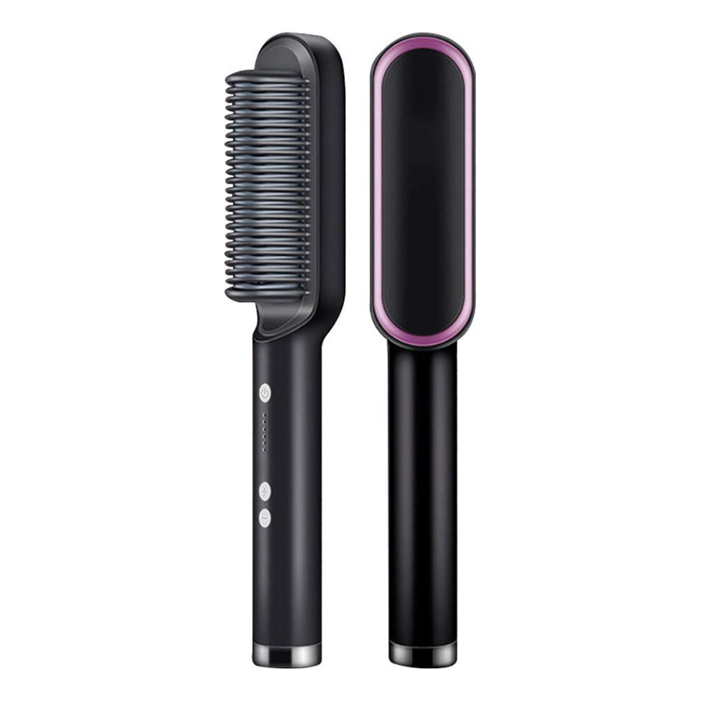 Escova Pente Secadora Profissional  Seca Modela Cabelo