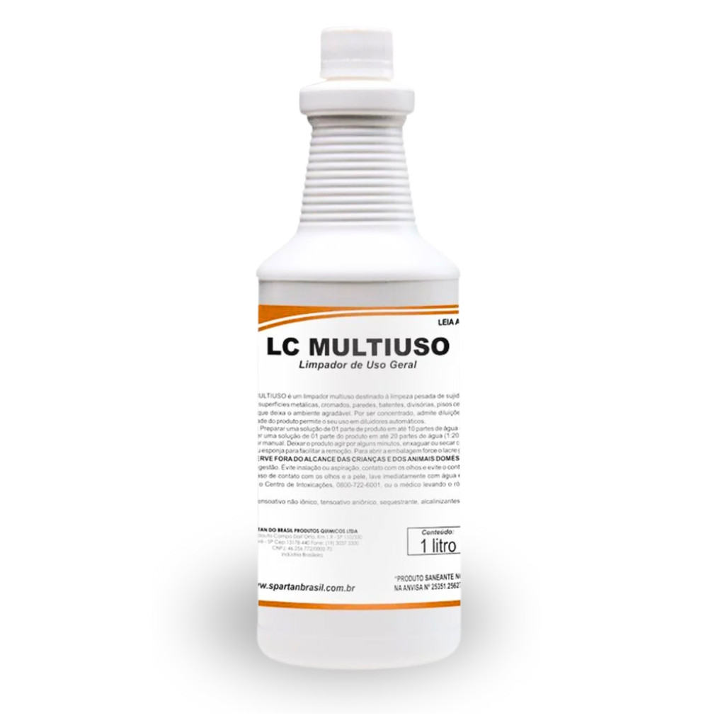 LC Multiuso 1L Spartan - Limpeza Impecável e Praticidade - Pets
