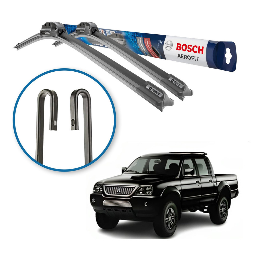 Palheta Limpador Parabrisa Original Bosch Mitsubishi L200 Sport 2004 A 2012