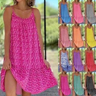 Vestido Feminino Sem Mangas De Duas Peças/Fake/Retro/Bohemian/Plus Para O Verão