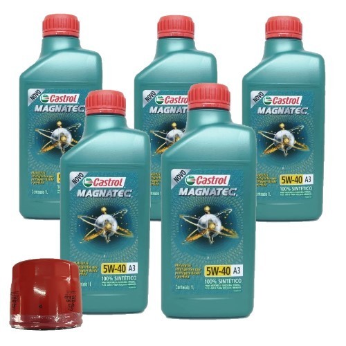 KIT TROCA DE ÓLEO 5W40 A3/B4 CASTROL + FILTRO (FLUENCE 2010>2011 2.0)