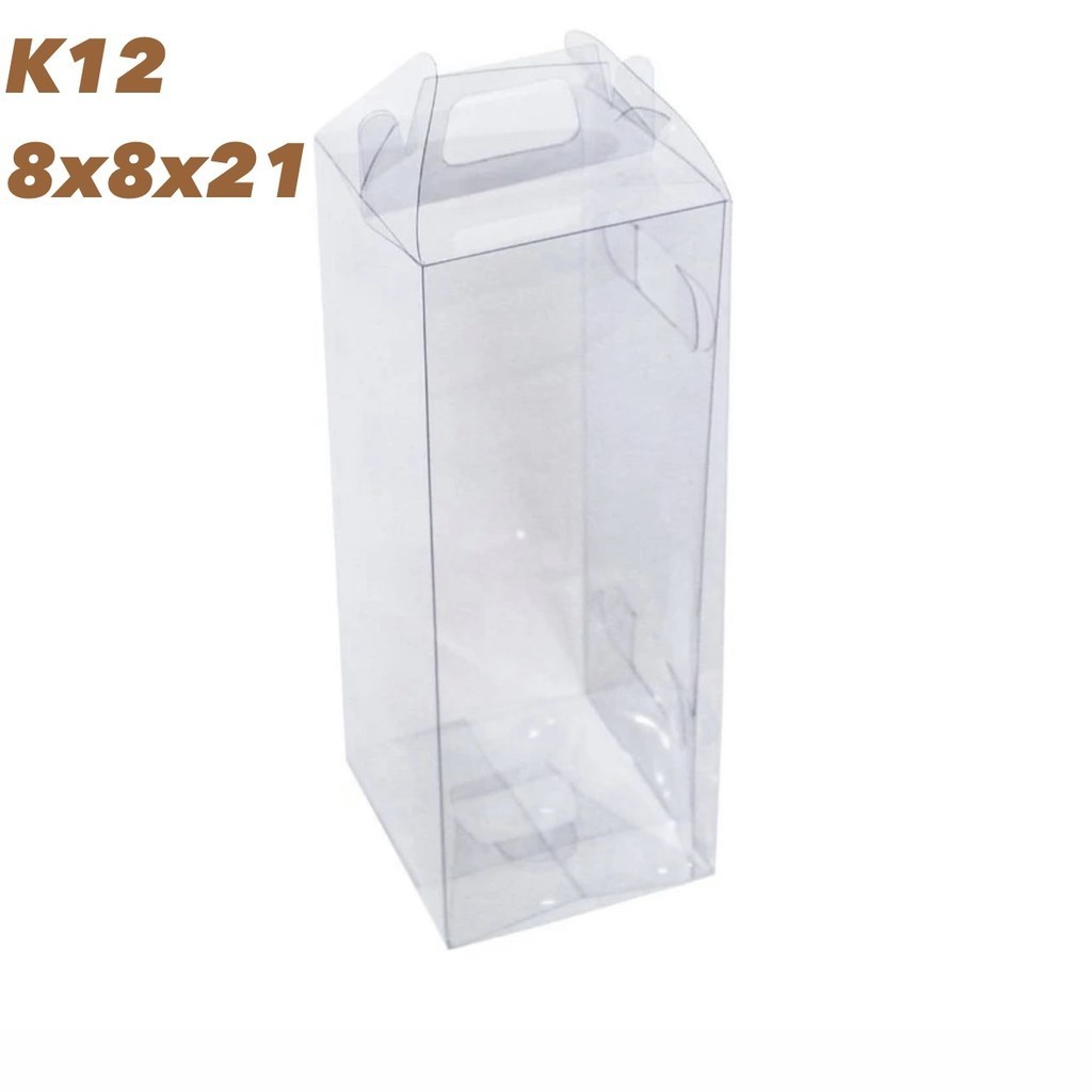 10~50 SACOLA PVC 21X8X8 MALETA ACETATO TRANSPARENTE ASSK K12 em Oferta na Shopee