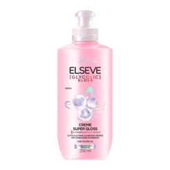 CREME PARA PENTEAR ELSEVE GLYCOLIC SUPER GLOSS 250ML