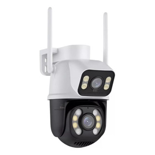 Ip Camera Externa Wifi Dupla Lentes 2 Em 1 Visao Noturna em Oferta na Shopee