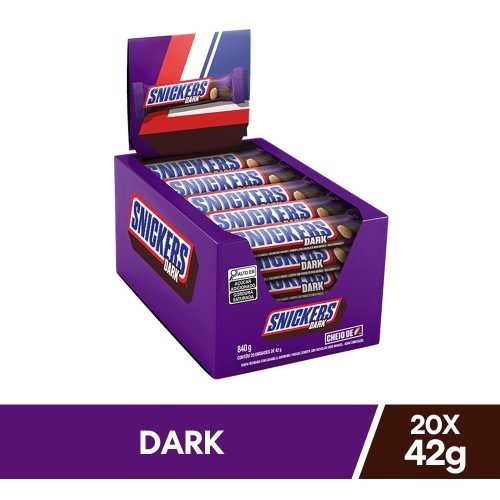 Display Chocolate Snickers Dark Individual 42g