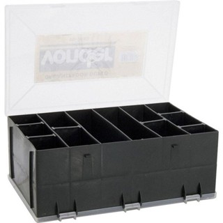 Organizador plástico com 12 compartimentos - Vonder