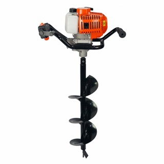 Perfurador de solo a gasolina 52 cc com broca Intech Machine