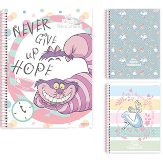 CAD UNIVERSITARIO 1M   ALICE IN WONDERLAND   SAO DOMINGOS   10294 em Oferta na Shopee