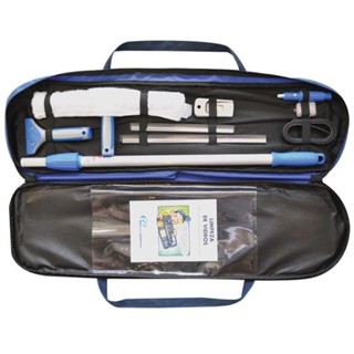 Kit para limpeza de vidros com bolsa - PROFI - Bralimpia