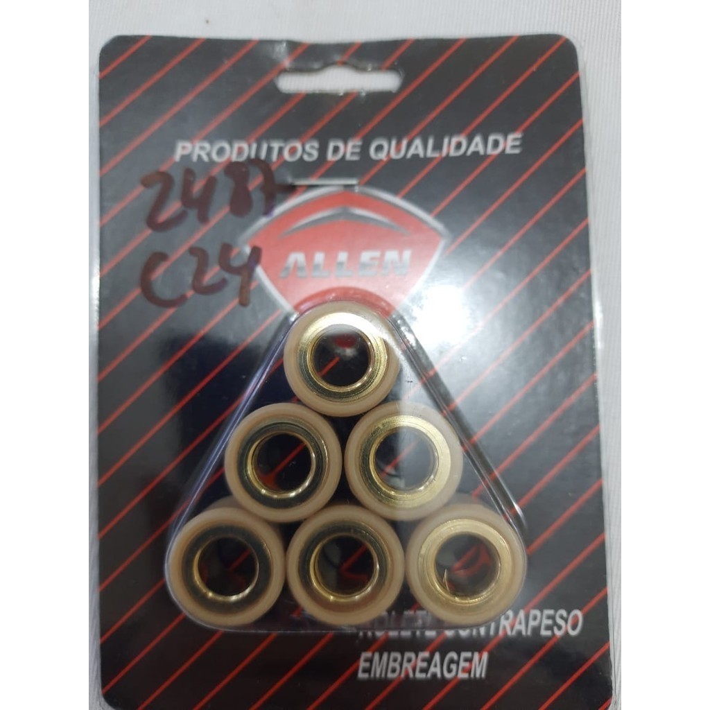 Buchas Roletes Embreagem Lead 110  ( 6 Pçs ) - 2487