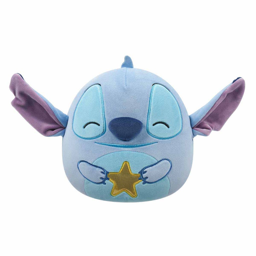 Pelúcia Squishmallow 20cm do Stitch com Estrela - Disney em Oferta na Shopee