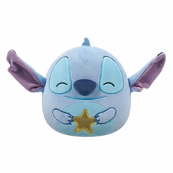 Pelúcia Squishmallow 20cm do Stitch com Estrela - Disney