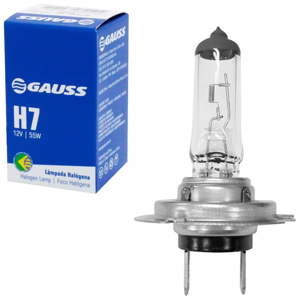 Lâmpada Amarela Halógena Iodo H7 12v 55w Px26d Gauss Gl19 em Oferta na Shopee