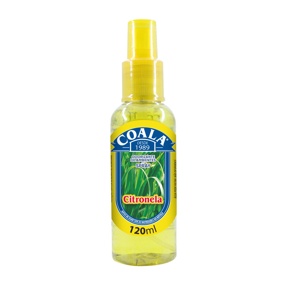 Coala Odorizante Spray Citronela 120 ml em Oferta na Shopee