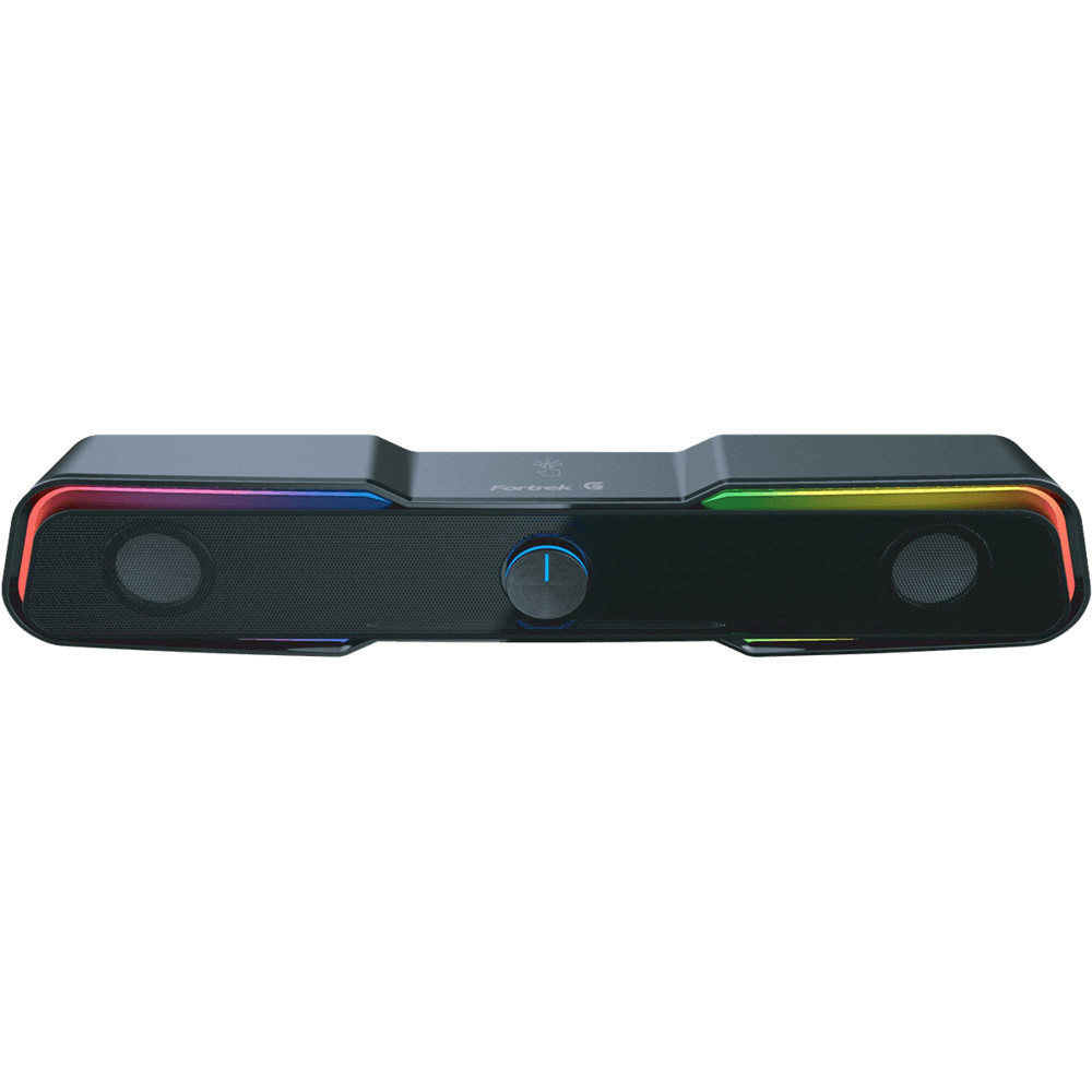 SOUNDBAR GAMER USB RGB 6W RMS BLACK HAWK FORTREK PRETO