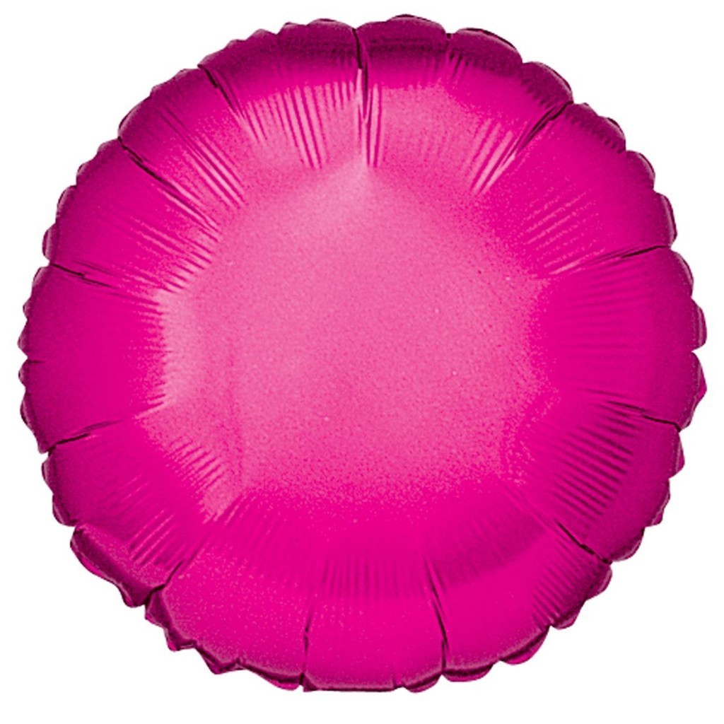 Balão Metalizado Decoração Redondo Pink 45cm para Decoração de Festas Aniversário e Eventos Un