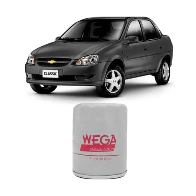 Filtro Óleo Chevrolet CLASSIC ADVANTAGE LIFE SPIRIT SUPER WO130