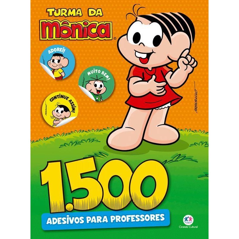Livro Turma da Mônica - 1500 Adesivos para Professores em Oferta na Shopee