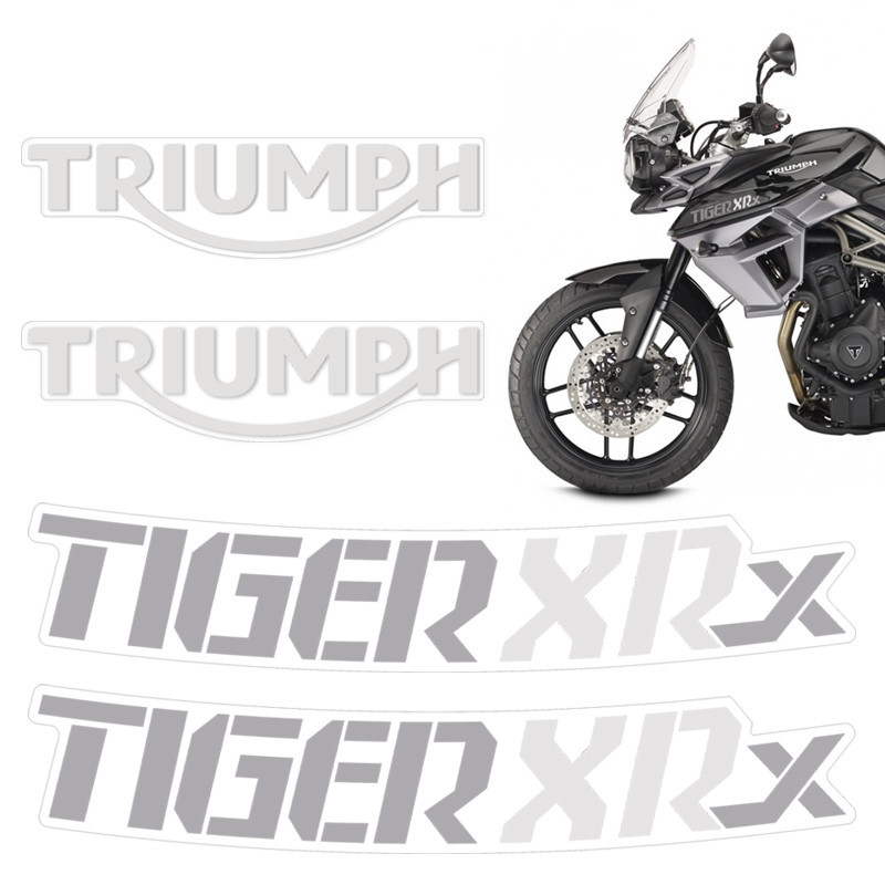 Kit Adesivos Tanque Triumph Tiger 800 Xrx Moto Escura Genérico