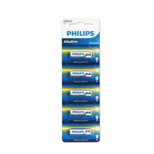 Pilhas A23 12v Philips kit com 5 unidades em Oferta na Shopee