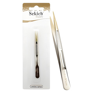 Pinca ponta fina Silver Gold Inox Designer Sobrancelhas sekich em Oferta na Shopee
