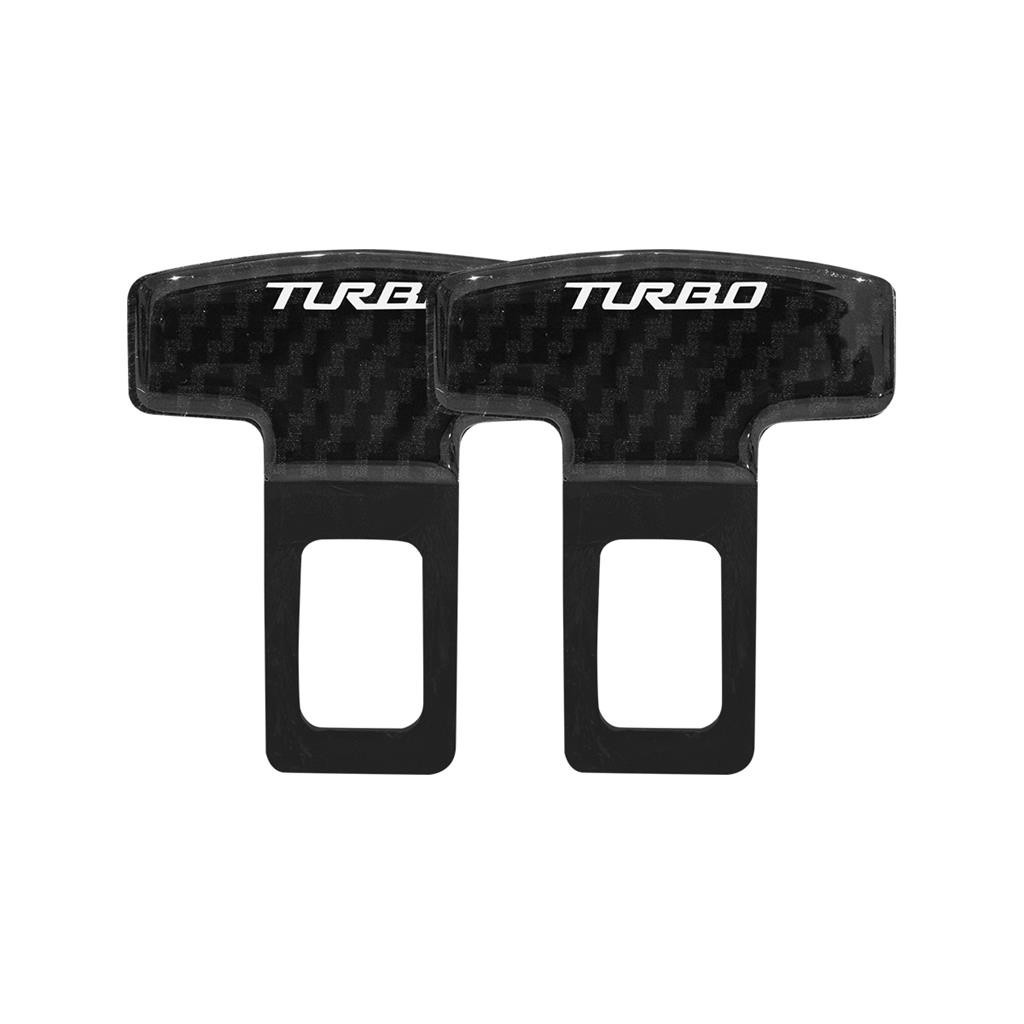 Par Fivela Cinto Anti Bipe/Beep Carbono Onix Turbo
