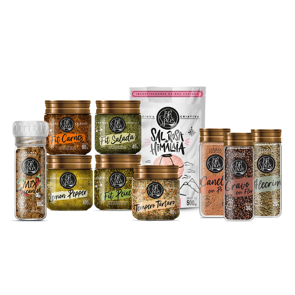 Kit Mesa Posta & Nutritiva - BR Spices em Oferta na Shopee