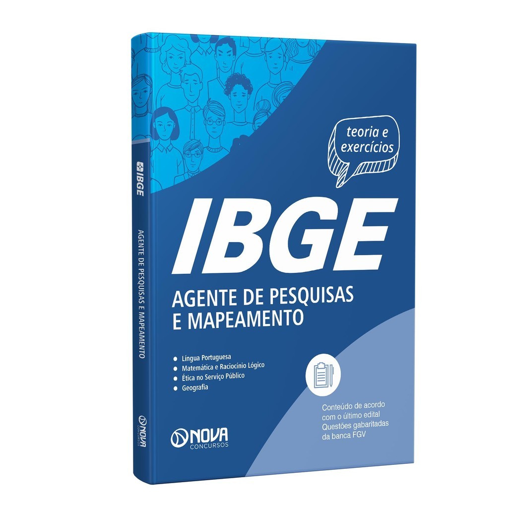 Imagem Apostila IBGE  - Agente de Pesquisa e Mapeamento
