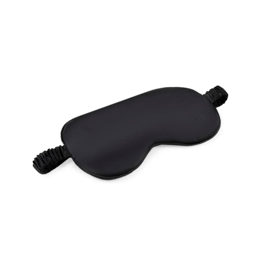 Máscara de Dormir Toque de Seda Preta em Oferta na Shopee