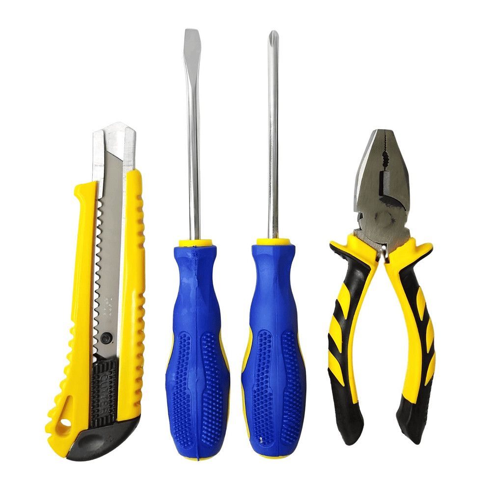 Kit Ferramentas Ferramentas Essenciais com Cabos Emborrachados para Maior Segurança LWJ176