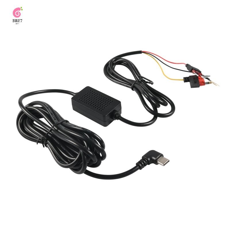 Kit De Fio Rígido Dash Cam Acc , Cabo Abaixador USB Tipo C Dashcam , 12V-24V Para DC 5V 3A De Alimentação Do Carregador